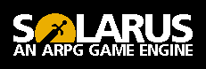 Solarus Engine logo in pixel-art, for title screens